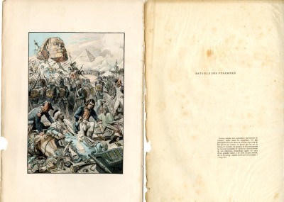 Napoléon et Larrey à la bataille des Pyramides